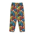 thumbnail image 5 of Balery American Football print Women's Pajama Pants,Ultra Lightweight Pjs,Lounge Pant-, 5 of 9