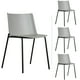 thumbnail image 1 of Set 4 Sillas Colombo Plastico y Base Metal para Hogar, Jardin, Oficina Mundo In Noto, 1 of 9