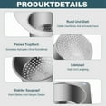 thumbnail image 3 of 2X Multi-Functional Drain Basket, Stainless Steel Swan Sink Strainer Basket, Tap Hanging Filter Basket, 3 of 6