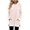 Beige, variant on Pullover Blouse for Women Color Block Spliced Long Sleeve Knitted Top Fall Winter Round Neck Side Slit Pocketed Warm Pullover Blouse for Outdoor Walking and Camp XL Purple