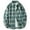 Green, variant on Gmluru Men's Winter Oversize Plaid Jacket Long Sleeve Shirt with Pockets Button-Up Coat Outwear Plus Size