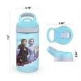 thumbnail image 6 of Zak Designs 5pcs Disney Frozen Kids Dinnerware Set Includes Plate, Bowl, Water Bottle, and Utensil Tableware, Non-BPA, Made of Durable Material and Perfect for Kids, Elsa, Olaf and Anna, 6 of 12