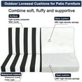 thumbnail image 7 of XXLYY Outdoor Loveseat Cushions, 48" x 24", Waterproof Fade Resistant Seat and Backrest Cushion Set for Patio Furniture, 7 of 7