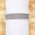 thumbnail image 3 of Ross-Simons Italian Sterling Silver Popcorn-Chain and Curb-Link Bracelet, Women's, Adult, 3 of 5