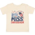 thumbnail image 3 of Inktastic Little Miss Firecracker Patriotic Girls Baby T-Shirt, 3 of 5