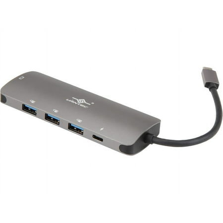 UPC: 0844767022833 | VANTEC CB-CU301HSPD USB-C 3-Port Hub with Power Deliver + HDMI