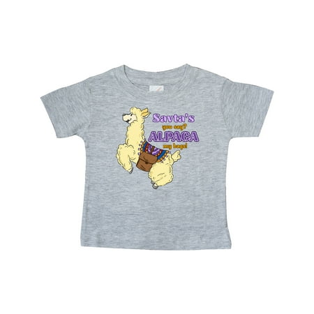 

Inktastic Savta s You Say ALPACA my Bags with Cute Jumping Alpaca Gift Baby Boy or Baby Girl T-Shirt