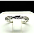 thumbnail image 2 of Dakota Twisted Anniversary Wedding Band Ring Womens Cz Ginger Lyne Collection, 2 of 5
