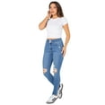 thumbnail image 2 of Celebrity Pink Women's Juniors High Rise Skinny, 28" Inseam, Sizes 1-21, 2 of 4