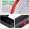 thumbnail image 4 of Gustave Electric Fly Swatter, 3-Layer Safety Mesh, ABS Material, Indoor/Outdoor Pest Control, Red, 4 of 9