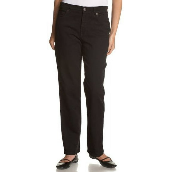 Women's Gloria Vanderbilt Amanda Classic Jeans Color: Black, Size: 16 T/L