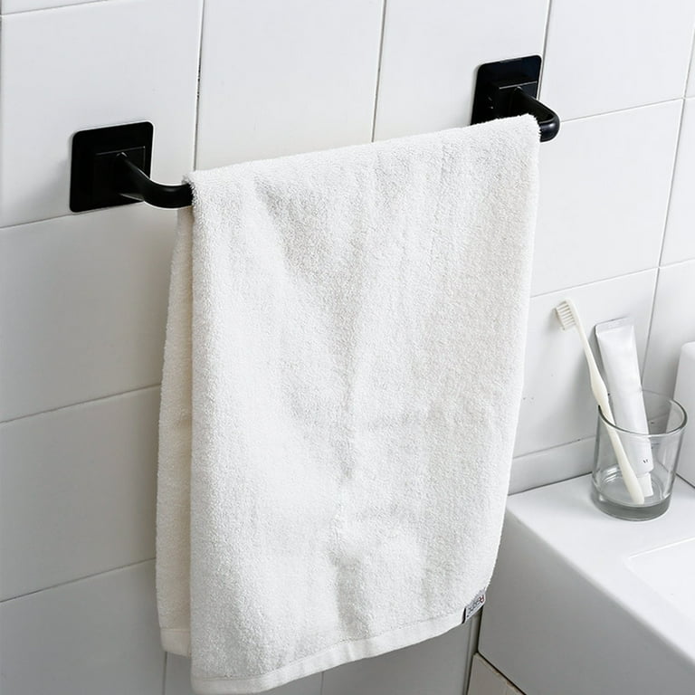 HFDR Towel Bar Bath Towel Holder Wall Mount Towel Rack Bathroom Accessories Black 14 Inches