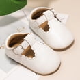 thumbnail image 3 of HsdsBebe?Baby?Boys?Girls?Oxford?Shoes?PU?Leather?Soft?Rubber?Sole?Sneakers??Anti-Slip?Toddler?Ankle?Boots?Infant?Walking?Shoes Moccasins, 3 of 6