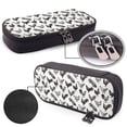 thumbnail image 4 of Lsque Funny Chicken Printed Big Capacity PU Leather Pencil Case Large Pencil Pouch Stationery Pen Bag Pencil Holder for Teen, 4 of 6