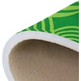 thumbnail image 6 of Coolnut 80 x 58 inches Lightweight Soft Area Rug Mat Indoor Floor Rugs Home Decoration for Kids Room Living Room Green Flower Lines Pattern, 6 of 6