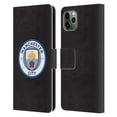 thumbnail image 1 of Head Case Designs Officially Licensed Manchester City Man City FC Badge Black Full Colour Leather Book Wallet Case Cover Compatible with Apple iPhone 11 Pro Max, 1 of 6