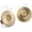 Brushed Brass, variant on Magnetic Snap Buttons Quality Strong Clasp for Purse Sewing Handbags Closures 6 Pack MNC (18mm, Silver)
