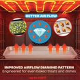 thumbnail image 4 of Juego de bandejas para hornear Baker's Secret Diamond Texture, 3 unidades, 4 of 8