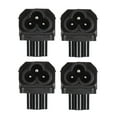 thumbnail image 3 of XYCCA 4PCS IEC320 C6 to IEC320 C5 Power Adapter Plug and Play C6 to C5 Right Angled 90 Degree Power Adapter for UPS PDU Server-081901, 3 of 5
