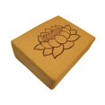 thumbnail image 2 of Cojín de suelo rectangular tradicional japonés para hombre con tatami amarillo, 2 of 8