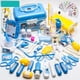 thumbnail image 1 of Juguete para estuche de médico para niños Rojo Verde kit de médico Herramientas de estetoscopio azul, 1 of 5