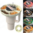 thumbnail image 1 of Snack Bowl For Stanley 40 Oz Tumbler With Handle Tumbler Snack Tray Compatible With Stanley Cup 40 Oz With Handle Reusable, 1 of 4