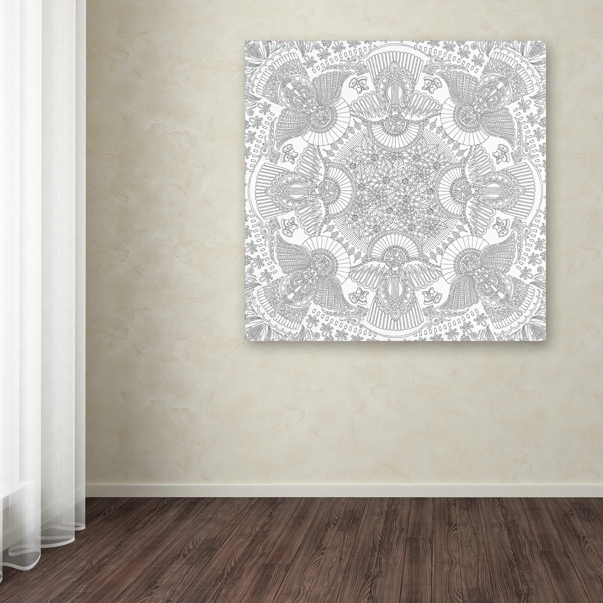 Trademark Fine Art "Christmas Angels" Canvas Art by Hello Angel