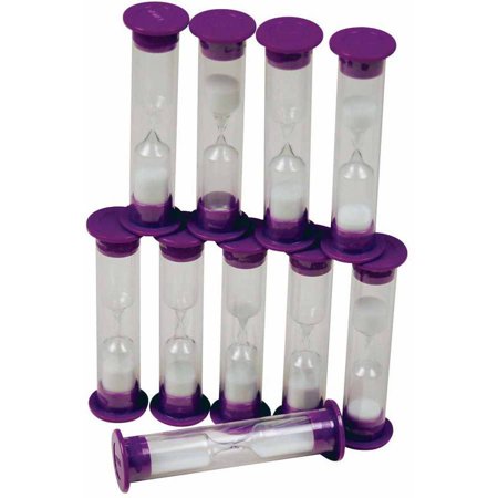 Wooden Sand Timer - Learning Advantage Sand Timer Set, 36 Minutes, Plastic, Set of 10
