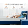 thumbnail image 2 of YRLLENSDAN 10 Inch Gel Memory Foam Mattress Medium Firm Mattresses Bed-in-a-Box, Twin, 2 of 7