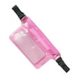 thumbnail image 1 of Toystoory Bolsa ajustable de la prenda impermeable de la correa de cintura para nadar Bolsa secreta triple de la prenda impermeable de la tira Deportes acuáticos rosa, 1 of 6