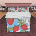 thumbnail image 1 of Delightful Strawberry Funda Nórdica Juego de Dormitorio Boho, Colcha Bonita, Colcha Girly, 1 of 6