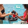 thumbnail image 3 of Polar Whale Drink Holder Floating Refreshment Tray for Pool, 3 of 6