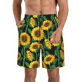 thumbnail image 1 of Fotbe Sunflower 1 Trajes de Baño Estampados para Hombre, Shorts de Verano de Secado Rápido, Ropa de Playa, Bañadores-Medium, 1 of 6