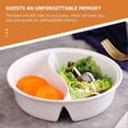 thumbnail image 3 of Noodle Bowl Japanese Style Food Bowl Divided Ramen Bowl Compartment Bowl, 3 of 4