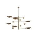 thumbnail image 5 of 6 Light Pendant Mid Century Modern Antique Brass Sputnik chandelier light Fixture, 5 of 10