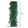 thumbnail image 3 of Sterling  9 ft. Pre Lit Aspen Spruce Garland with 100 UL Clear LED Lights, 3 of 3