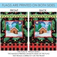 thumbnail image 5 of Toland Home Garden Cozy Cabin Rustic Winter Flag Double Sided 28x40 Inch, 5 of 5
