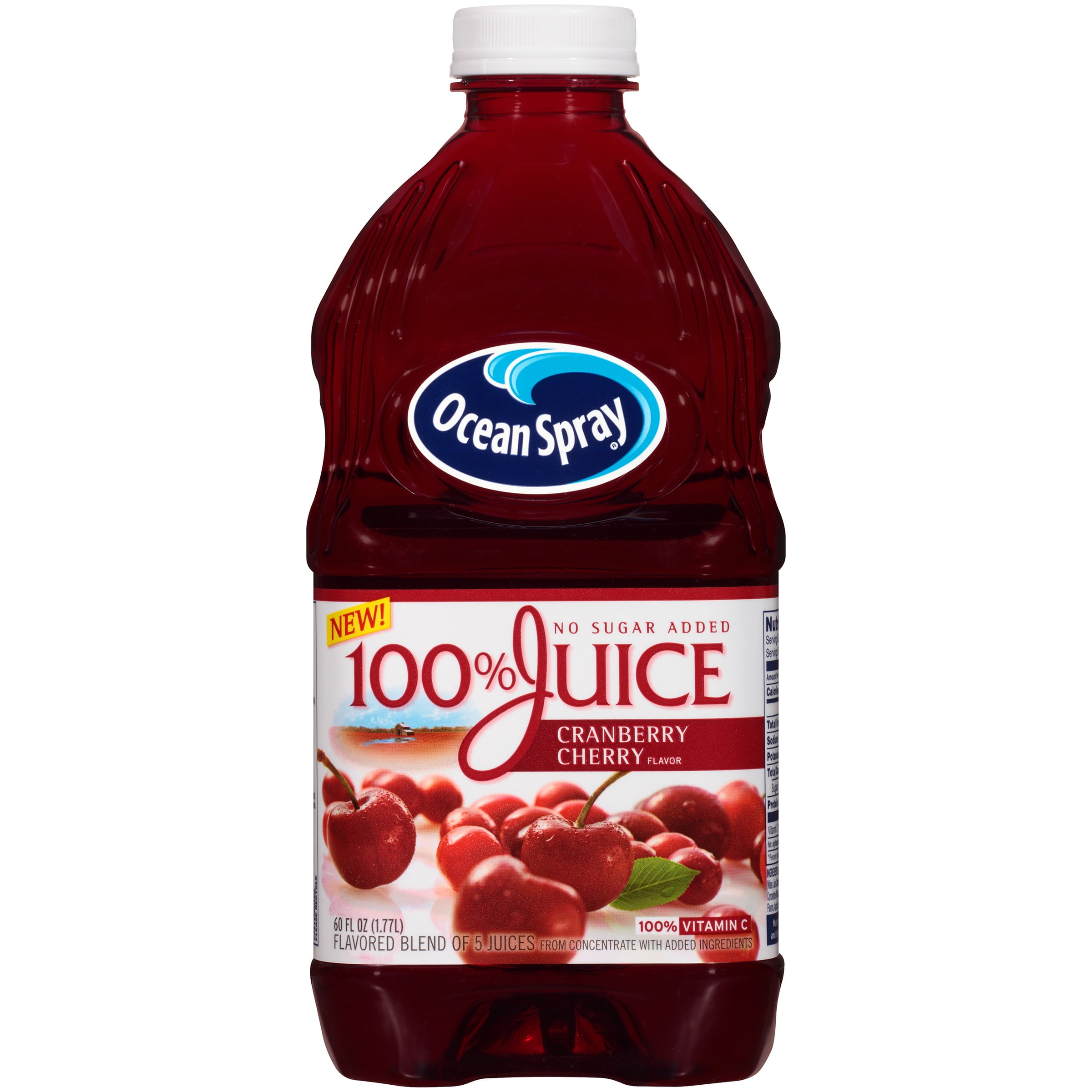 Ocean Spray 100 Juice, Cranberry Cherry, 60 fl oz