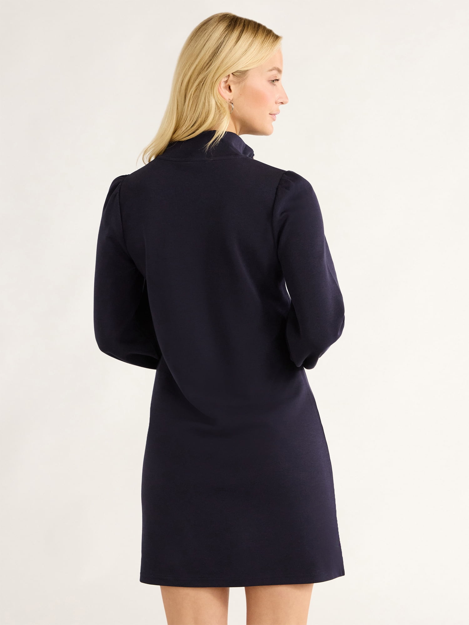 Free Assembly Women’s Half Zip Sweatshirt Mini Dress Sizes XS-XXL