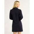 thumbnail image 3 of Free Assembly Women’s Half Zip Sweatshirt Mini Dress Sizes XS-XXL, 3 of 5