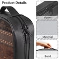 thumbnail image 6 of FKELYI Brown Floral Leo Lion Print Bible Cover with Handle Faux Leather Bible Case Book Cover with Zipper Pocket for Prayer Study Christian Bag Book Organzoer Holder, 6 of 6