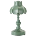 thumbnail image 1 of Table Lamp 500mAh USB Rechargeable LED Night Light Eye-protection Lotus Shape Desk Light Adjustable Brightness Retro Desk Lamp for Photo Props Bedside Light for Bedroom Study Room, 1 of 4
