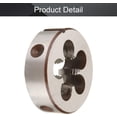 thumbnail image 3 of HUGFEGWE 5/8-18 Round Die, Machine Thread Right Hand Threading Die, Alloy Tool Steel 1pcs CJB91-23380, 3 of 6