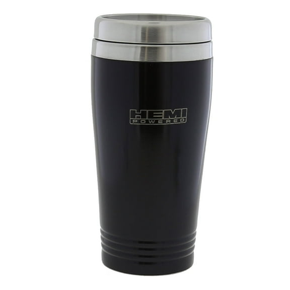 Au-Tomotive Gold Hemi Powered Stainless Steel Travel Mug (Black)