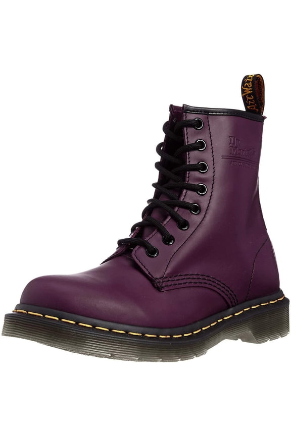 , Womens 1460 Original 8-Eye Leather Boot, Cherry Red Smooth, 10 US Women