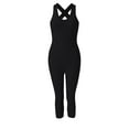 thumbnail image 3 of oqasdz Womens Leggings Body Beauty Back Conjoined Jumpsuits Solid Color Tights Fashion Yoga Pants L, 3 of 4