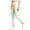 b10-Yellow, variant on KPOPLK Girls Yoga Leggings Flared High Waisted Pants for 3-12 Years Teen Slim Workout Legging Pants Pink,Size 9-10 Years