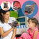 thumbnail image 2 of Animal Hand Puppets Realistic Soft Rubber Dog Rexs Animal Toys, 2 of 4