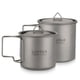 thumbnail image 1 of Kit de taza de titanio Copa de titanio ultraligera portátil para acampar al aire libre Tapa de agua de campo de campo , con manillable 300ml / 350ml / 450ml / 550ml / 650ml / 750ml, 1 of 7
