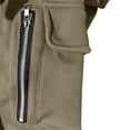 thumbnail image 3 of HappyYEE Men’s Fleece Hoodie Loose Drawstring Hooded Sweatshirt with Pockets Fall Long Sleeve Casual Pullover Tops S, 3 of 6